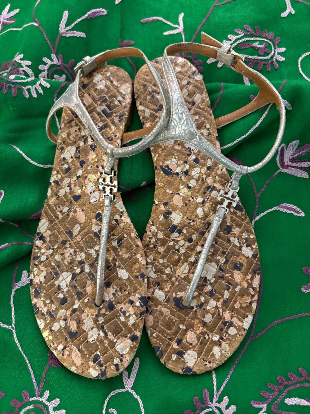 Tory Burch Marion “Quilted” Thong Sandal